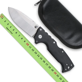 

Cold Demko AD10 D2 blade Mark blade G10 handle outdoor tactical camping hunting survival EDC tool pocket folding knife 28DD