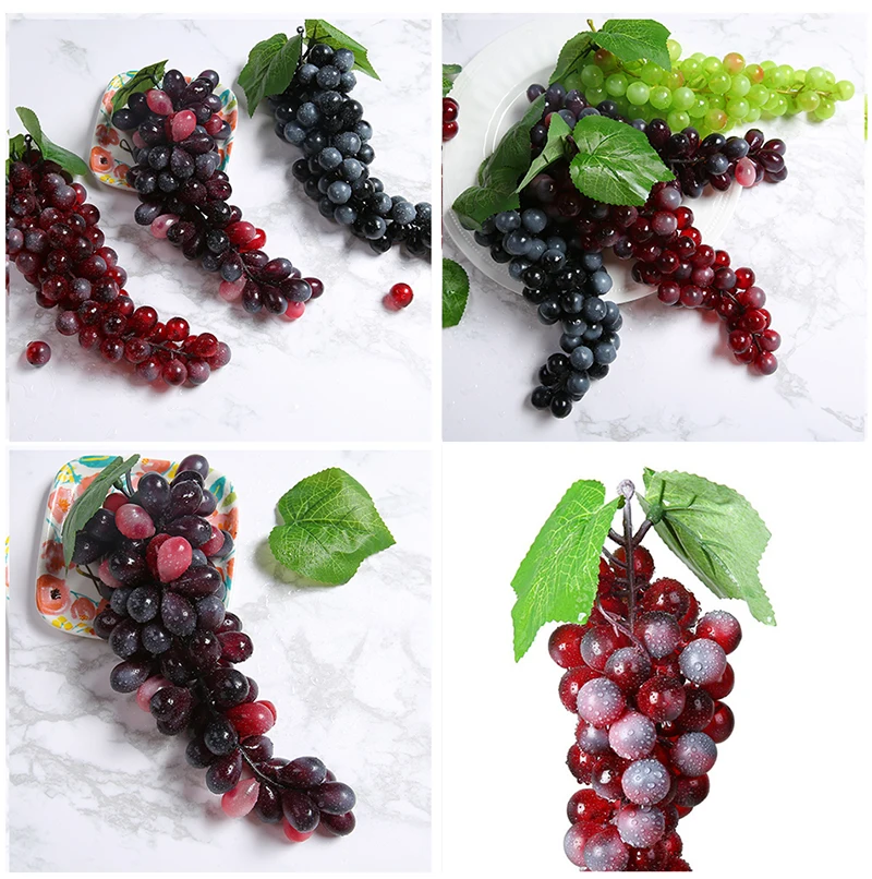 CHENCHENG искусственные фрукты, 1 шт., искусственный виноград, сделай сам, пластиковые искусственные фрукты, Рождество, украшение для дома, свадьбы, имитация фруктов