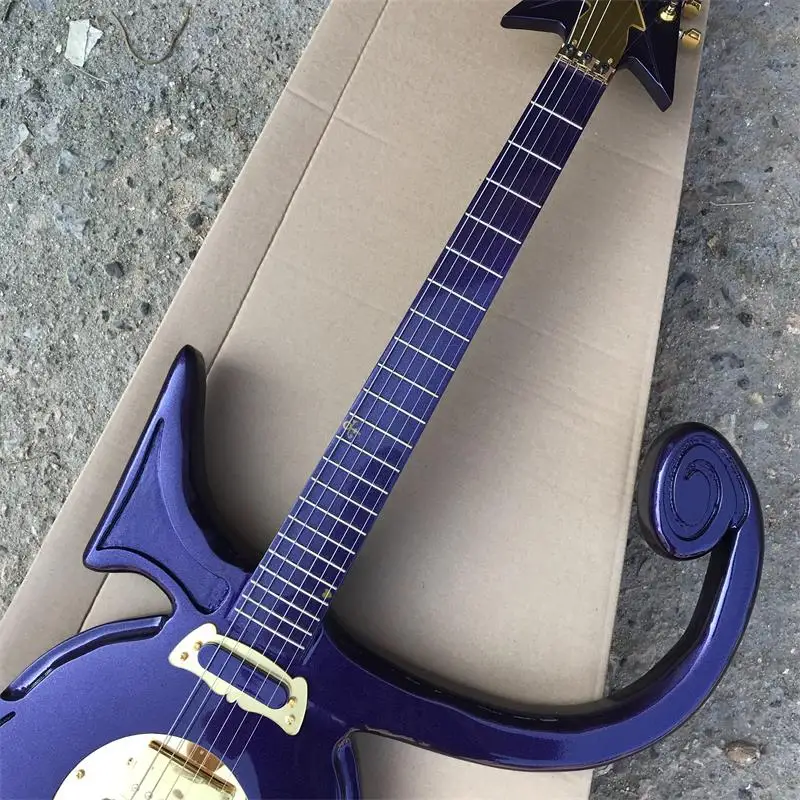 Modelo de sitmbolo de amor de guitarra Electrica Prince todos los colores disponibles cuerpo de caoba de arce con cuello de arce