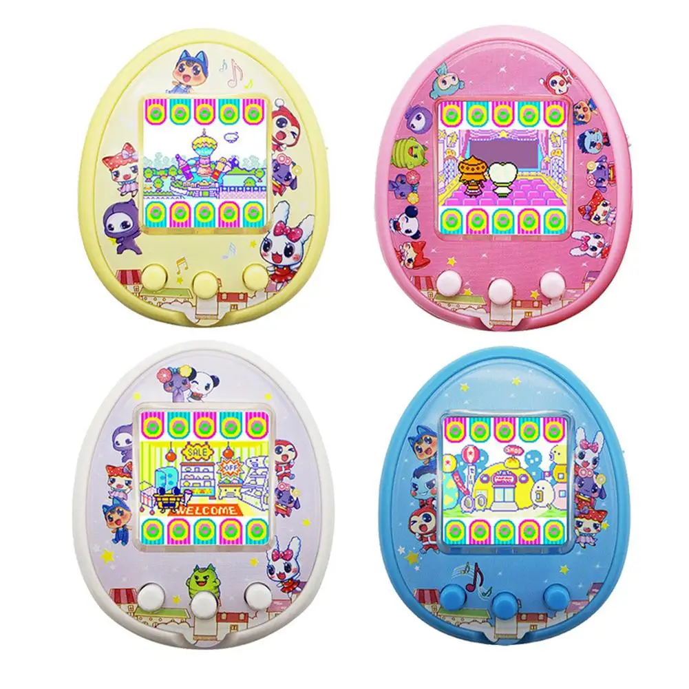 

Newest Upgrade Children's Interactive Virtual Pet Game Machine Electronic Controller Puzzle Nurturance USB Charging Game Console