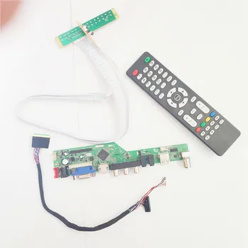 

For M101NWT4 R0 R3 WLED LVDS 40Pin 10.1" HDMI VGA USB AV RF 1024a*600 laptop panel TV display controller drive card DIY kit