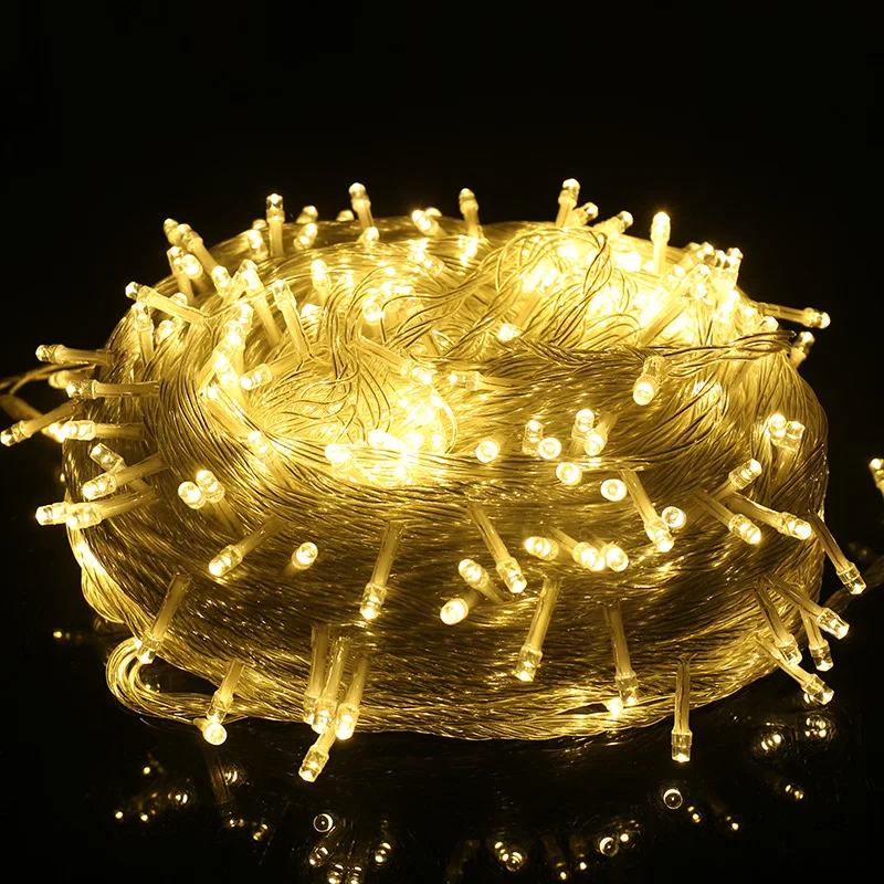 10 м 100LED 110/220 В Рождественские украшения Новогодние елочные украшения гирлянды Kerst Decoratie