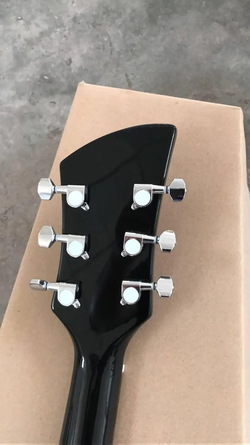 Новое поступление левша Rickenbackr 330 325 модель короткая электрогитара длина масштаб 527 мм Высокое качество в черном 170718