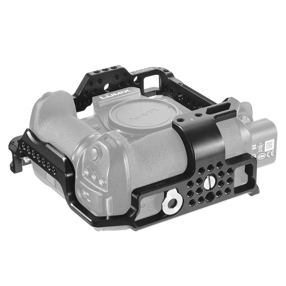 SmallRig S1/S1R клетка для цифрового фотоаппарата Panasonic S1/S1R Камера клетка с DMW-BGS1 Батарейная ручка/холодный стойки для обуви/Железнодорожный вокзал-2410