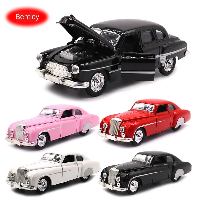 

New Style Cake Bakery Vintage Car Model Ornaments Children Model Alloy Warrior Classic Car Model Toy