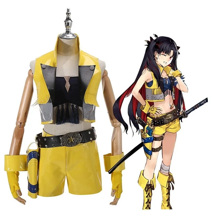 

High-Q Unisex Anime Cos FGO 2 Saber wars Avenger Tohsaka Rin Space Ishtar Cosplay Costumes Uniform Sets