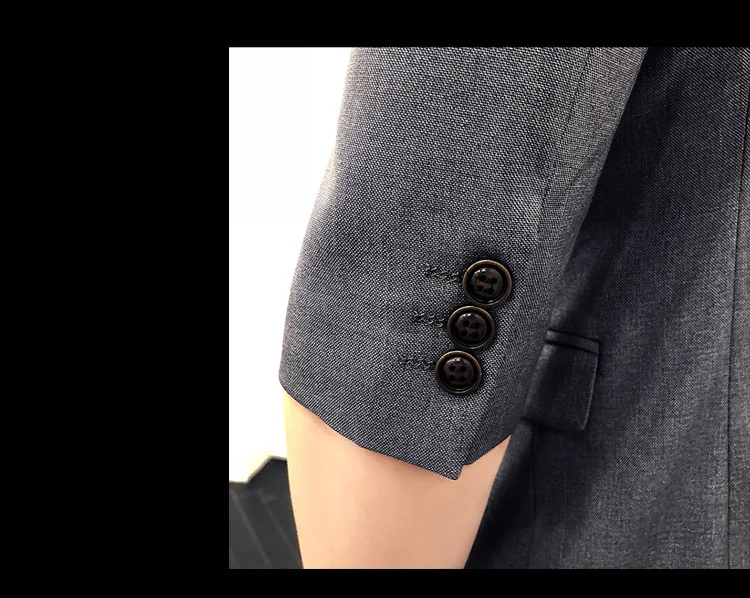 Мужской костюм с короткими рукавами, хлопковый приталенный мужской костюм, банкетный мужской костюм с короткими рукавами, костюм жениха, Мужская Свадебная одежда