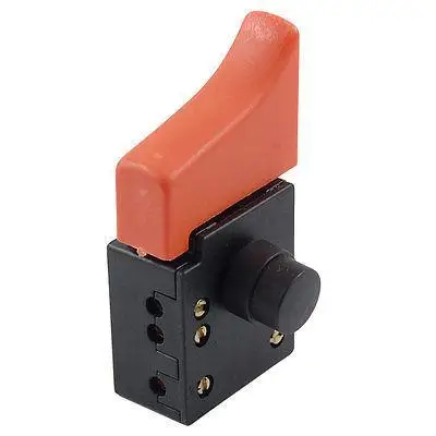 

FA3-6/1BF SPST Lock on Power Tool Trigger Button Switch AC 250V 6A 5E4
