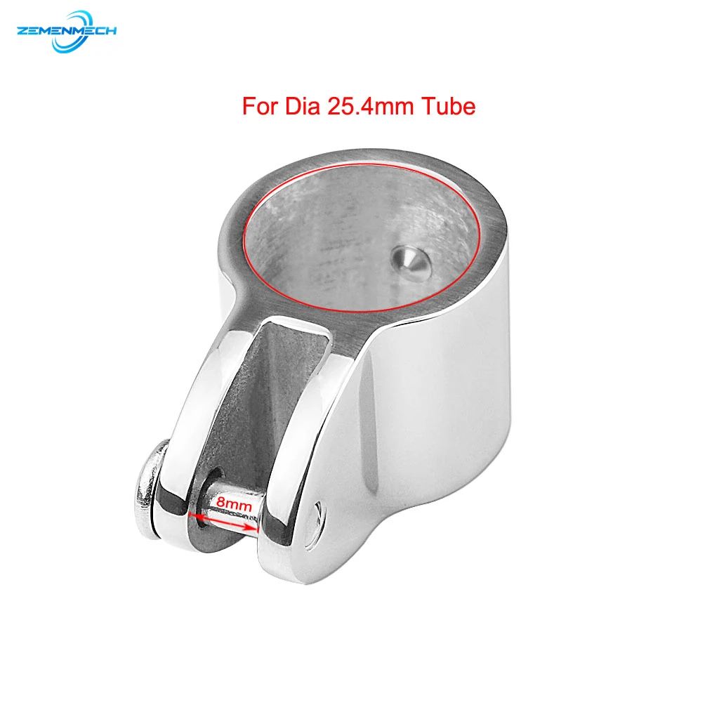 316 Stainless Steel Jaw Slide Clamp Bimini Top Hinged Slide Fitting Marine Hardware Yacht Tube Rail Boat Accessories Yacht Canoe