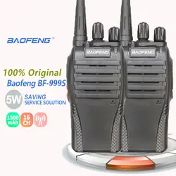 2 шт из двух частей 5 Вт 1500 мАч UHF 400-470 МГц Baofeng BF-999S рация Motorola Baofeng 888s Ricetrasmittenti