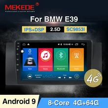 MEKEDE 9853 Android 9 4GB 64GB Car Multimedia player For BMW E39 E53 X5 Car GPS Navigation Stereo BT 4G LTE FM Radio