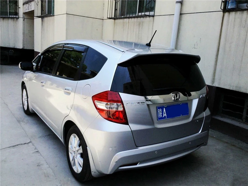 Для 2008 2013 Honda Fit/jazz спойлер высокого качества ABS Материал заднее крыло автомобиля