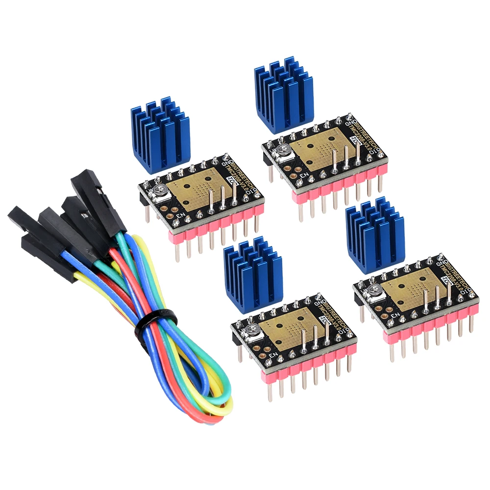 TMC2208 V3.0 UART TMC2130 V3.0 SPI Драйвер шагового двигателя для SKR V1.3 MINI E3 Ramps 1,4/1,6 3D-принтер, запчасти для 3D-принтера