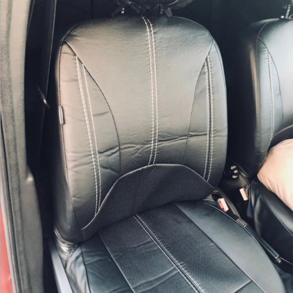 Универсальные автомобильные чехлы из искусственной кожи чехлы для передних сидений автомобиля Высокое качество задняя крышка ковша автомобиля чехол для сиденья авто интерьер автомобиля протектор чехол
