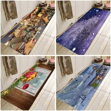 Рождество ковры и коврики Рождество коврики для Спальня Гостиная коврик для кухни, ванной, Противоскользящие коврики