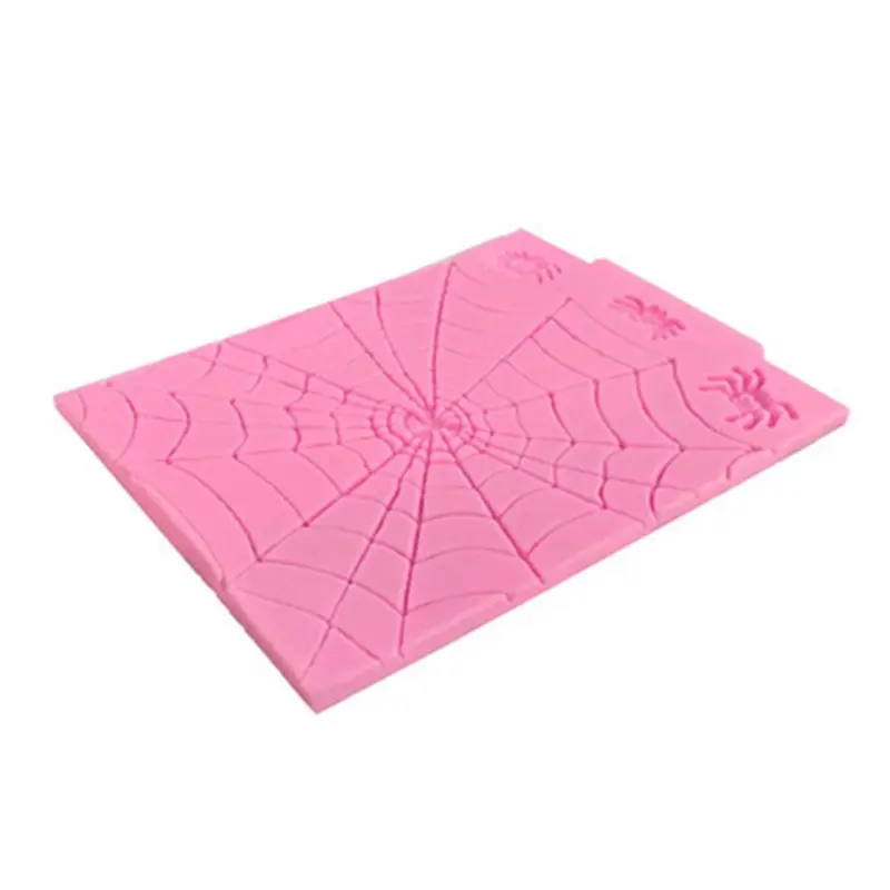 

Halloween Spider Web Silicone Mold DIY Chocolate Cake Candy Cookies Fondant Mould Kitchen Baking Tool