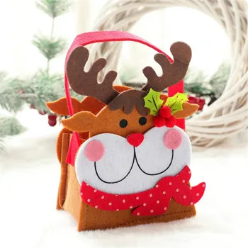 

Christmas Decorations Christmas Eve Gift Bag Felt Children's Candy Gift Tote Bag