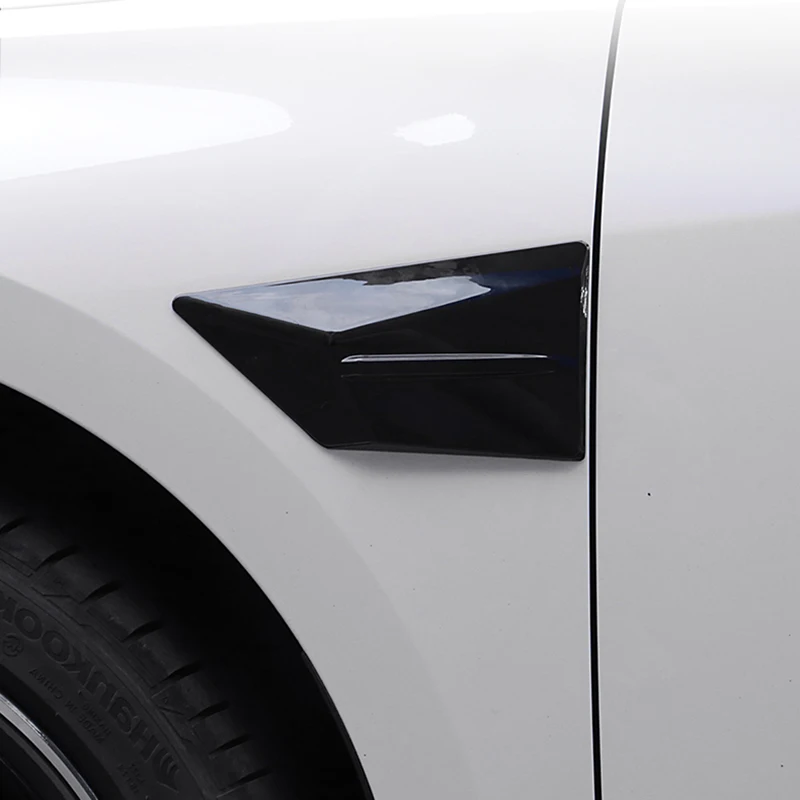 

For Audi A3 Fender Cover Trim Car Side Fender Decoration Carbon Fiber Style Side Wing Fit audi a3 8y Exterior Accessories 2021