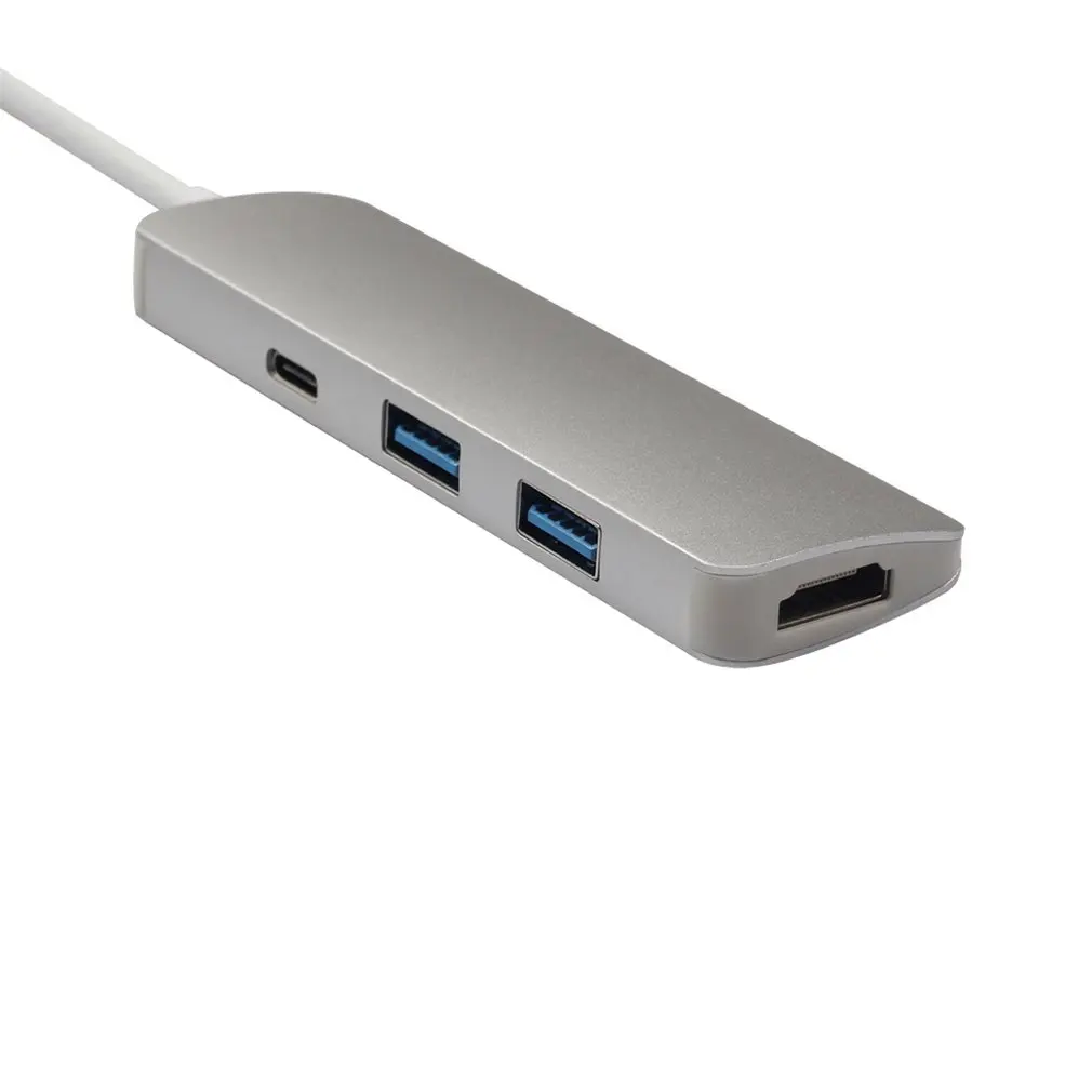 Конвертер, usb-адаптер 4 в 1 концентратор Usb 3,0 Hdmi 4 K type C с быстрой зарядкой Pd подключен Usbc для Matebook
