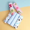 4 Pcs/pack 100% Cotton Flannel Receiving Baby Blanket Soft Baby Muslin Diapers Newborn Swaddle Wrap Muslin Swaddle 76*76 CM ► Photo 2/6