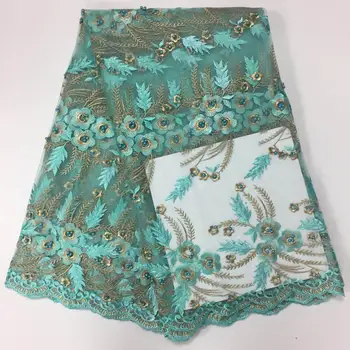 

2020 Last Design French Mesh Lace Embroidered Tulle Lace Fabric French Lace Fabric. Latest Nigerian Laces FC1627 ,Hight Quality