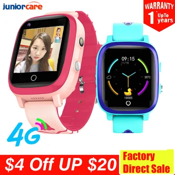 

Smart Watch Kids 4G GPS WIFI LBS Positioning IP67 Waterproof Camera Video Chat Remote Monitor Children Baby Safe Clock vs Y95