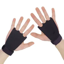 Гимнастический штыри перчатки для спортзала 3 отверстия микрофибра защита для ладоней для подтянуть Гиря Бодибилдинг Тяжелая атлетика