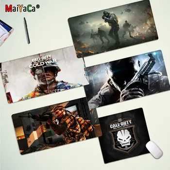 

MaiYaCa Hot Sales Call of Duty Warzone Black gamer play mats Mousepad Free Shipping Large Mouse Pad Keyboards Mat