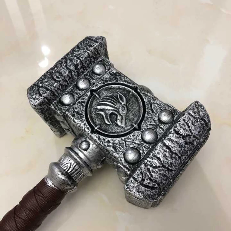 1:1 Ogrim Doomhammer молоток 54 см разрушить молоток оружие дети подарок игра ролевые игры безопасности PU материал