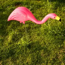 SOLEDI пластиковые украшения Фламинго фигурки Искусственные Свадебные садовые украшения красивый фламинго украшение искусство балкон