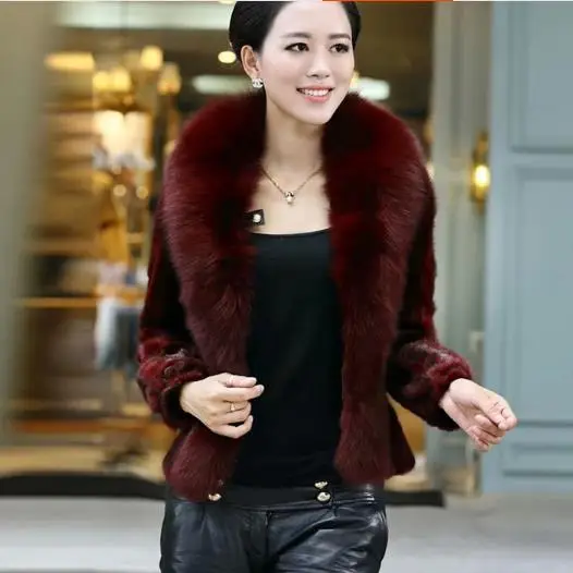 Vetement Winter Women's Faux Fur Coat Artificial Fur Overcoat Furry Jacket Femme Plus Size Furry Fake Fur Outwear Z227