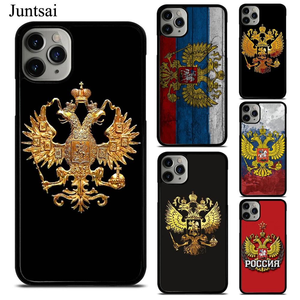 Чехол с гербом оружия российским флагом для iphone 12 Mini 11 Pro Max X XR XS SE 2020 6s 7 8 Plus 5 чехол |