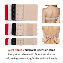 1/3Pcs Adjustable Women Bra Extender 2,3,4 Hook Brassiere Strap Buckle Bra Extension Maternity Underwear