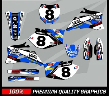 

Free Customized Motorcycle TEAM GRAPHICS & BACKGROUNDS DECALS STICKERS Kits FOR Yamaha YZF250 YZF450 2006 2007 2008 2009