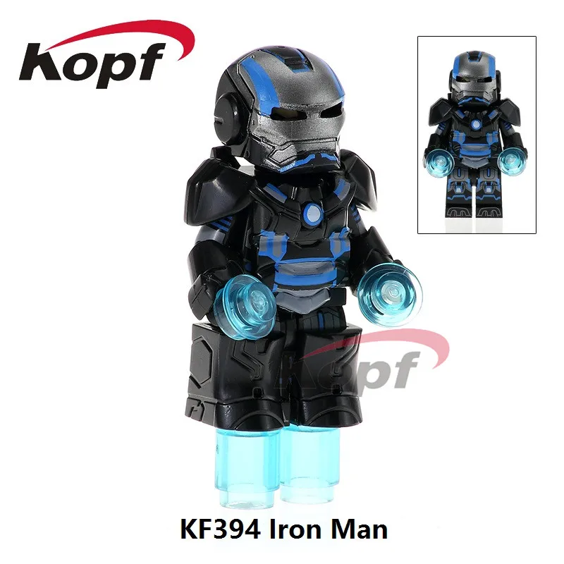 KF394 Without Box Одна строительные блоки Супер Герои кирпичи Веном Росомаха фигурки Дэдпул для детей Коллекция игрушек KF623 KF623A - Цвет: KF394 Without Box