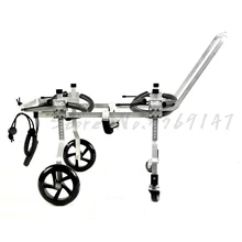 Кресло-коляска для собаки, четыре конечности, самокат для питомца, маленькая собака, четыре колеса для инвалидов, тело автомобиля, четыре колеса для прогулок, носилки для собак