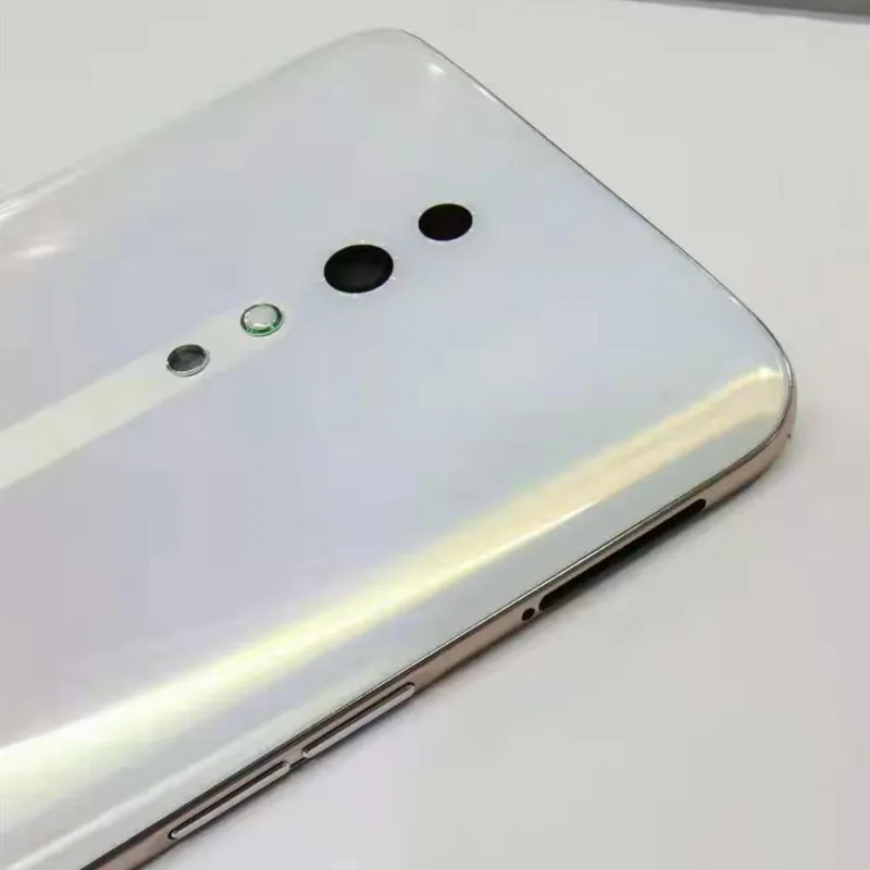 Для OPPO Reno Z задняя крышка корпуса стеклянная батарея Чехол для Камеры len flash camp с логотипом Замена MIXUEWEIQI