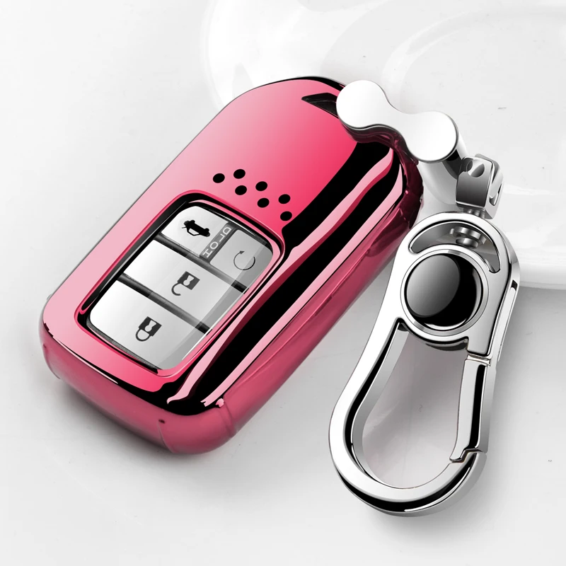 Portachiavi con custodia completa per chiave a distanza per auto in TPU per Honda Accord Civic CR-V XR-V MK10 Spirior Pilot Fit City Freed Jade Key Protect - Hcaf1d7a4e5f7482ab75401681cb8cff1W