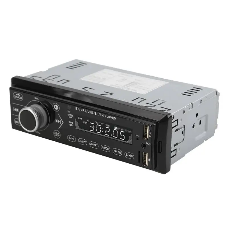 VODOOL 3209, 1 DIN, автомобильный стерео MP3 плеер, Bluetooth, FM радио, ЖК-экран, Авторадио, Bluetooth, MP3, с двумя USB, быстрая зарядка