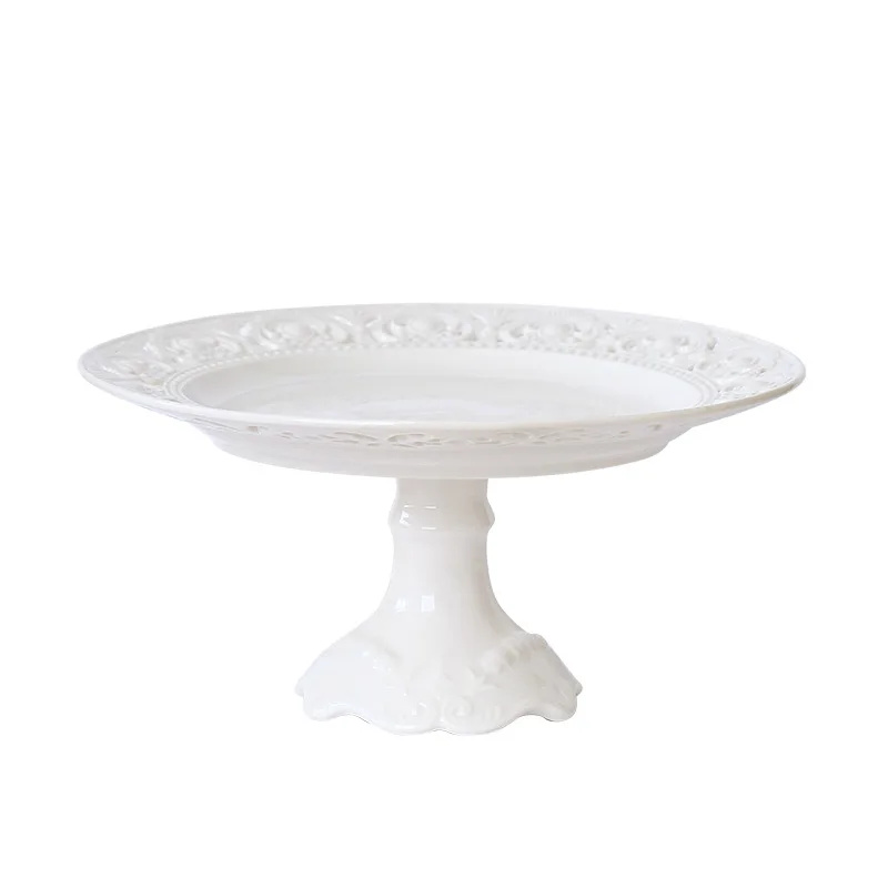 4size Dishes for Serving White Ceramic French Salad Plates for Food Luminarc Plate Ceramics Lefard Tableware Set of Plates Bowl