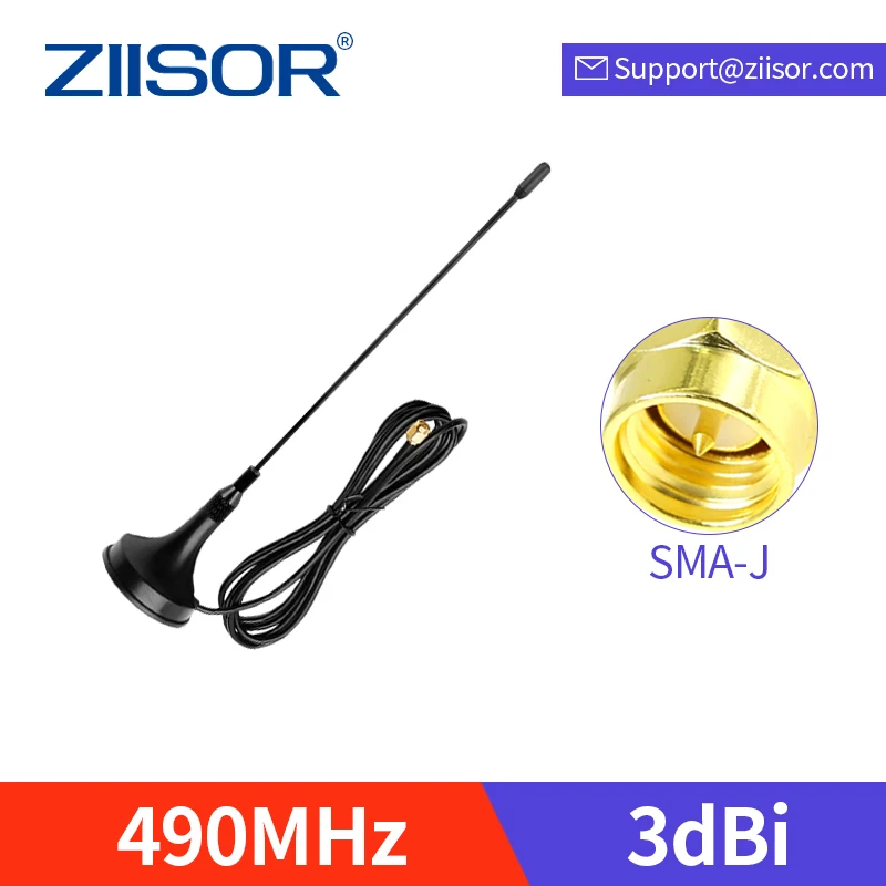 450MHz Antenna with Magnetic Base 490MHz Omni SMA Male 470M Aerial TX470-XPL-100 | Мобильные телефоны и аксессуары
