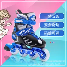 

Children Adjustable Inline Skate Shoes Wheels Inline Skate Shoes Quad Skates Flashing Roller Pattini Sports Equipment BI50SS