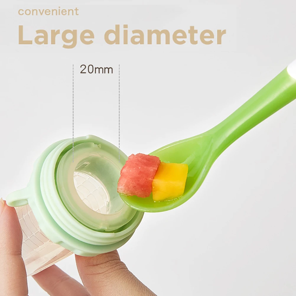 Chupetas de Frutas 2 em 1 Bebê Chupetas Alimentador Anti-asfixia Crianças Mamilo Alimentação Segura Suprimentos Mamadeira 4 Computers & Electronics