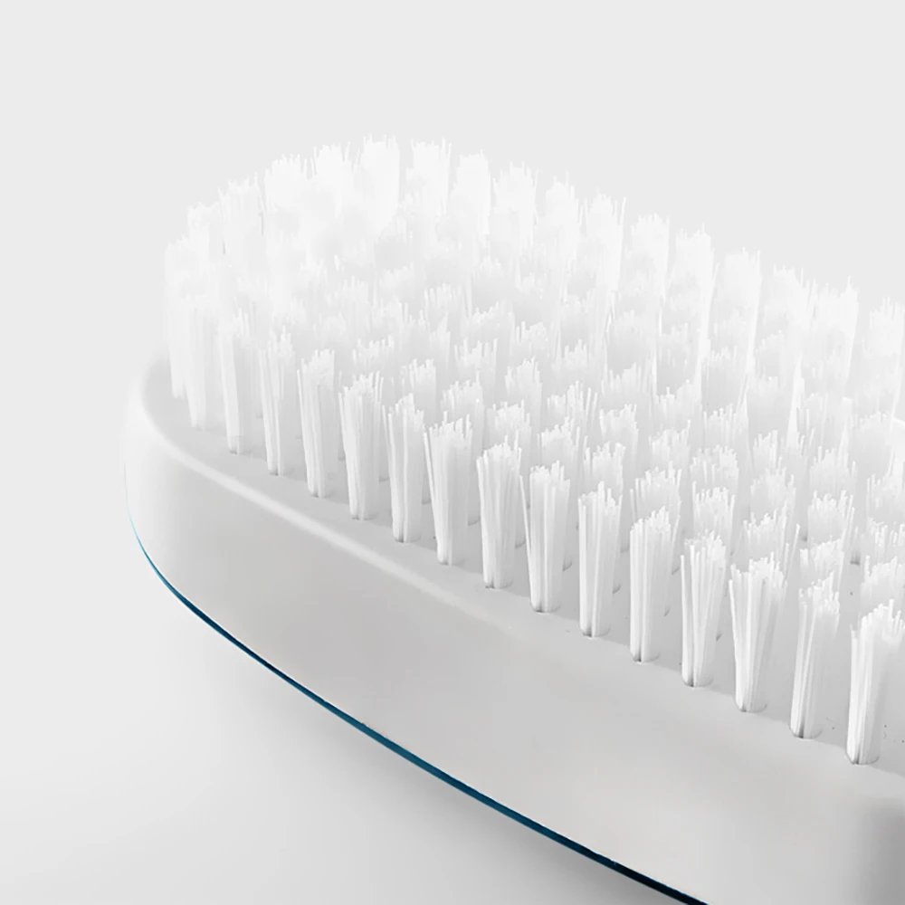 Durable Household Cleaning Brush with Hard Bristles for Kitchen, Bathroom, and Laundry