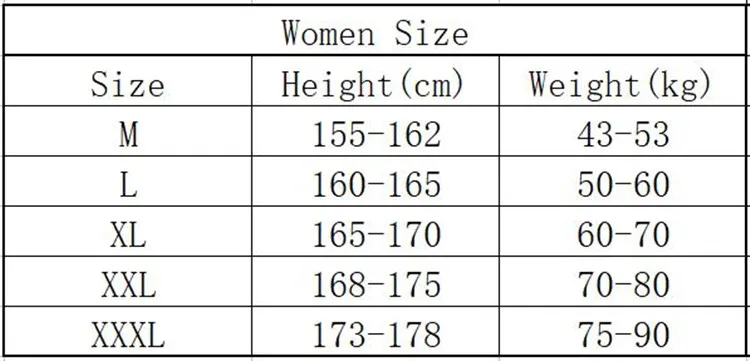女尺寸