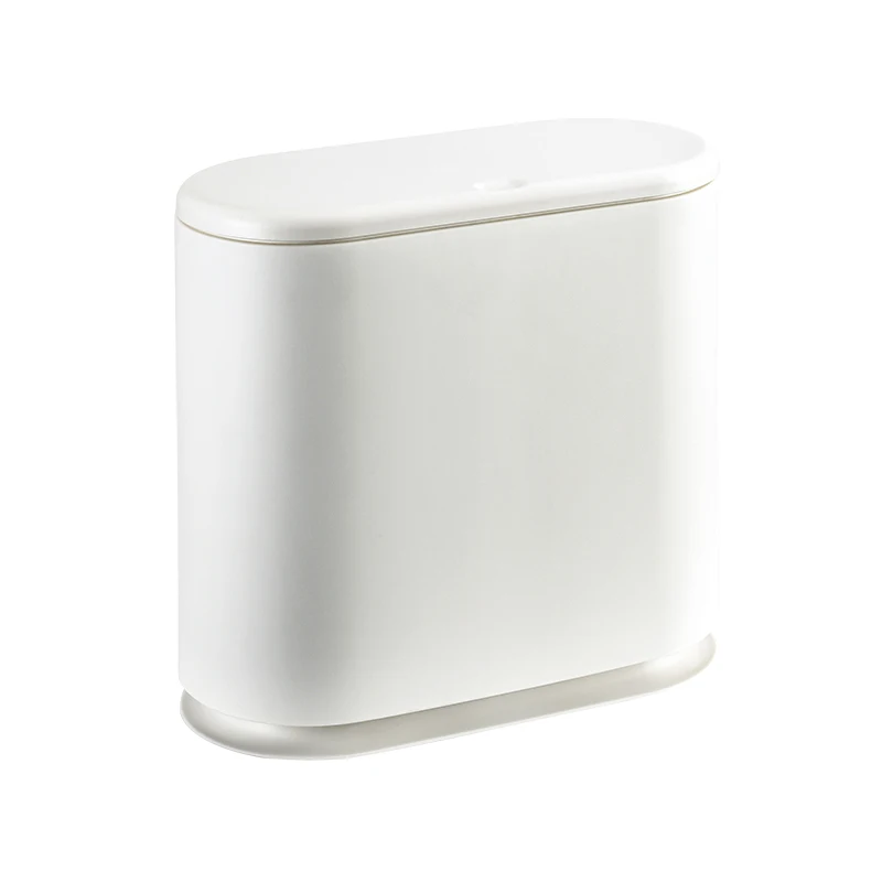 Мусорный бак с домашний пресс, корзина для макулатуры, туалет, стеганая мусорная корзина, домашний мусорный контейнер ZP5161051 - Цвет: white