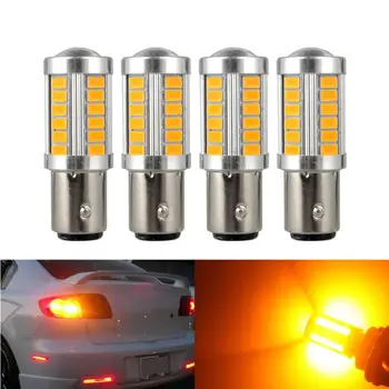 

CAR 1157 7443 3157 LED Bulbs BAY15D 33SMD Turn Tail Brake Stop Backup Signal Light