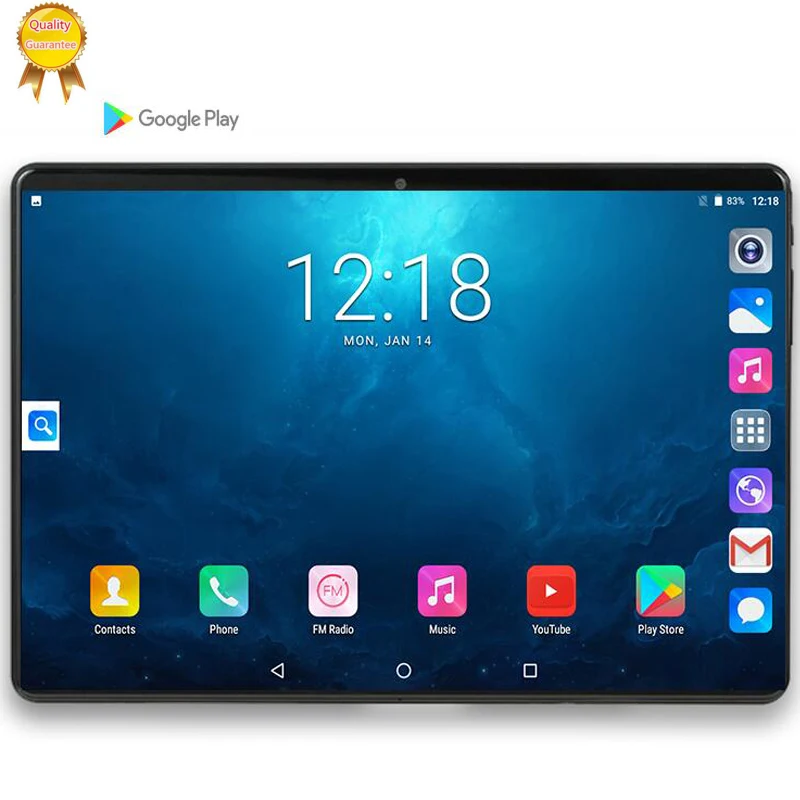 Держатель для планшета 128G MTK6753 10 дюймов планшетный ПК Android 9 0 6 ГБ ОЗУ 128 Гб ПЗУ 8