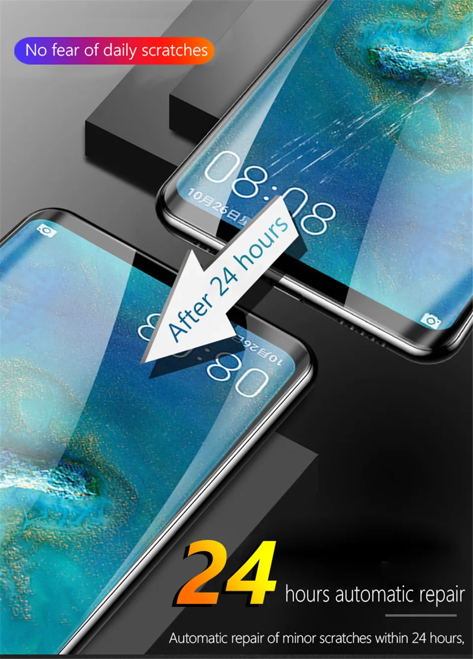 30D Гидрогелевая пленка для huawei P30 Pro P20 Lite Pro P Smart, защитная пленка для экрана huawei mate 30 Pro 20 Lite, зеркальная пленка для телефона
