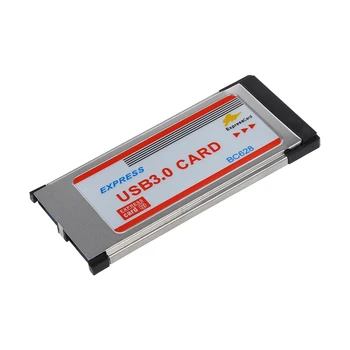 

2 Port USB 3.0 Express Card Adapter Hub Cardbus for Laptop